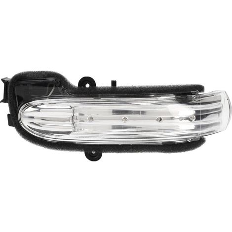 Luz de señalización LED extraíble para espejo retrovisor de Mercedes-Benz Clase C W203 de 4 puertas (2004-2007), lado derecho, A2038201621-Crezuo