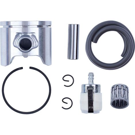 Kit de filtre pour tuyau de carburant avec roulement de goupille de piston de 44 mm pour Husqvarna 350 351 51 pièces du moteur de tronçonneuse EPA Jonsered 2150 CS2149 CS2150 (1/5)