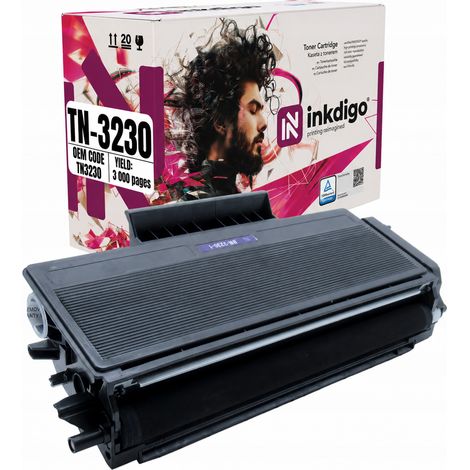 Toner Inkdigo TN3230 compatibile con Brother DCP-8070D HL-5340 MFC-8370DN, certificato TÜV. (1/5)