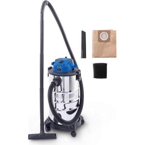 Scheppach Aspirateur eau et poussières VC30V2 - 1200W - cuve 30L - flexible 2 m - puissance d'aspiration 20 kPa - accessoires inclus