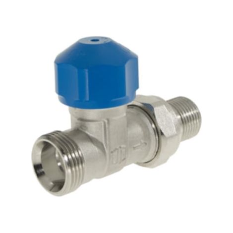 Robinet thermostatique Droit Mâle 1/2" (15/21) - Mâle 3/4 EK (eurocône) - Conecterm