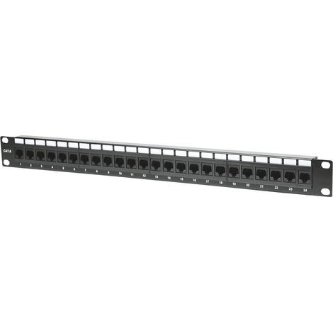 Panneau de brassage 24 ports Intellinet 520959 CAT 6 1 UH R07408 (1/4)
