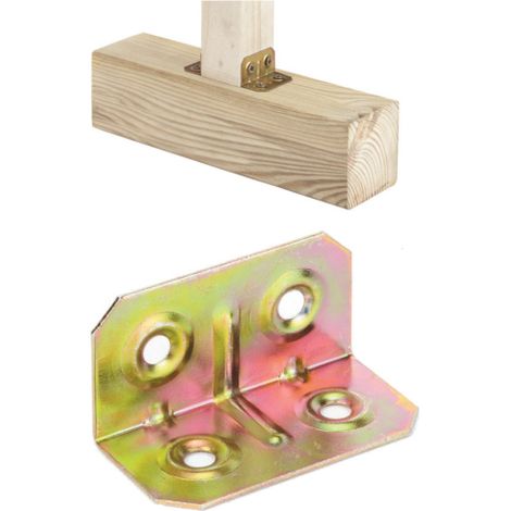 plaque de jonction d&39angle en acier pour panneaux de poutres en bois 50x25x25 mm