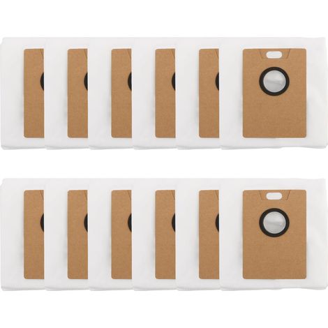12er-Pack Staubsaugerbeutel, kompatibel mit Tapo RV30 Max Plus und RV20 Max Plus – RVA202 Staubbeutel für Tapo Staubsauger, Tapo RV20 Max Plus Beutel (1/5)