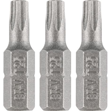 Puntas Torx T25 x 25 mm, 3 unidades. (1/2)