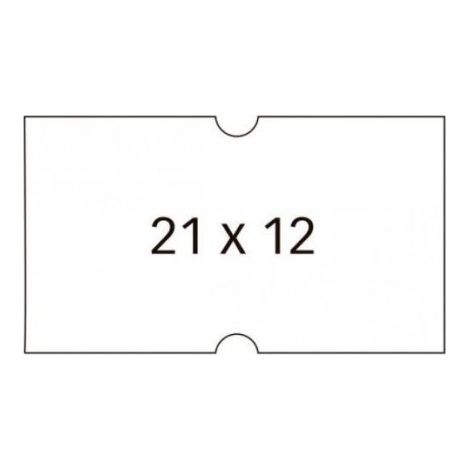 Apli Étiquettes pour Étiqueteuse rouleau de 1000 21x12 mm adhÉsif permanent blanc -6u-