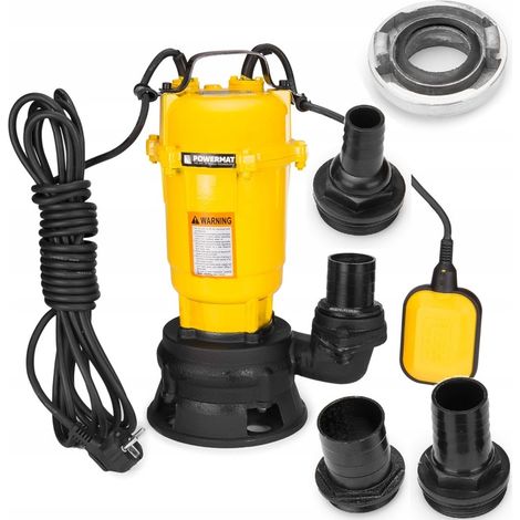 Powermat Pompa Per Fossa Settica Con Trituratore E Galleggiante - Potente Evacuazione Di Acque Reflue