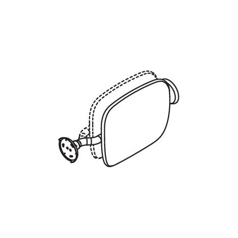 HEWI 802.51.90160 Appui-dos LifeSystem (1/2)