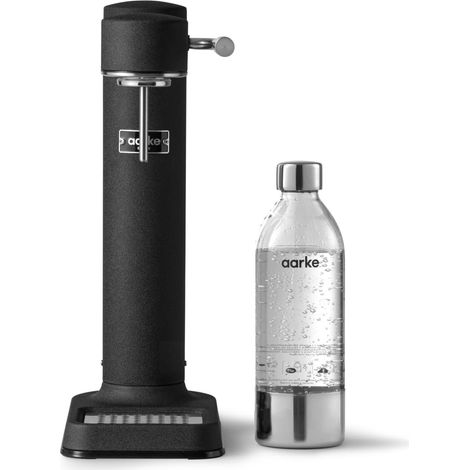 Aarke Carbonator 3 Gasatore d’acqua e Bottiglia, Finitura Nera Opaca (1/4)