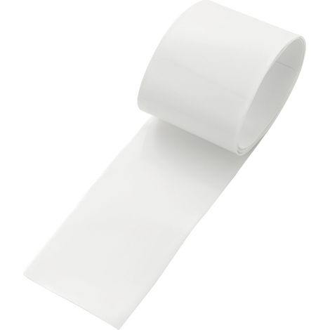 TRU COMPONENTS 93014c86d Akkuschrumpfschlauch ohne Kleber Weiß 55 mm 27.50 mm Schrumpfrate:2:1 1 St.