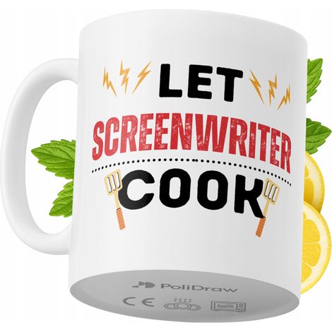Lustige Tasse für Drehbuchautoren – Kaffee- oder Teetasse mit witzigem Textdesign – ideal für Geburtstage, Namenstage, Feiertage und besondere Anlässe. Hochwertige Tasse für Zuhause, Büro und Arbeit. 