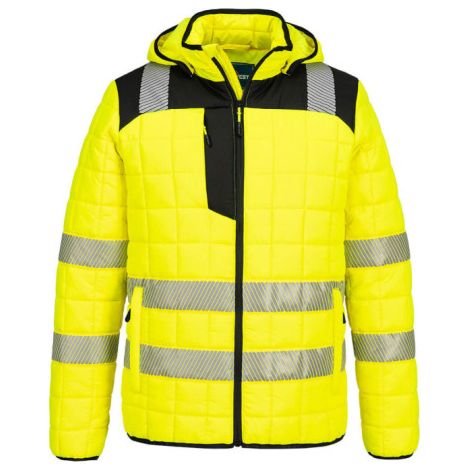 Chaqueta deflectora cuadrada de alta visibilidad PW3 PORTWEST T165 XXXL Amarillo/Negro (1/2)