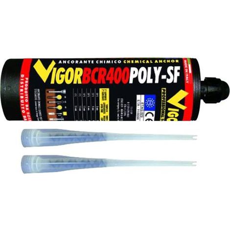 Ancorante Chimico Vigor Poly-Sf 400 Eta-Ce Ml. 400 Conf. 12 Pezzi