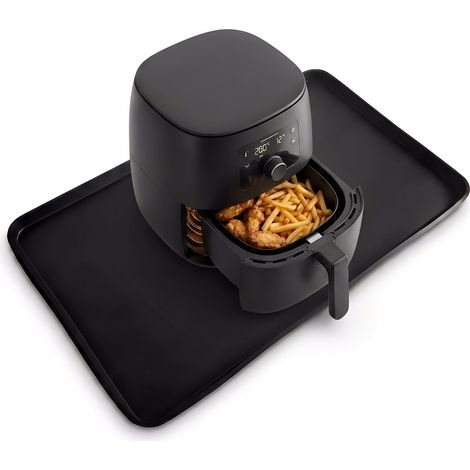 Tapis Silicone Machine à Café 47x28cm, Tapis Antidérapant et Imperméable pour Cafetière, Plateau de Protection pour Machine à Café, Moulin à Café et Accessoires Barista (1/5)