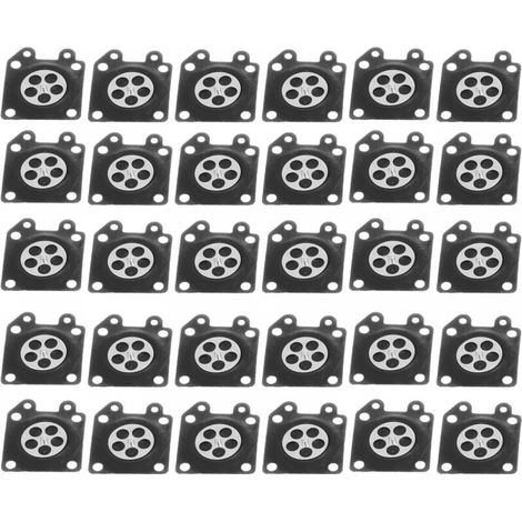 Lot de 30 joints de diaphragme de carburateur pour tronçonneuse ZAMA 2500/3800/4500/5200/5800 (1/5)