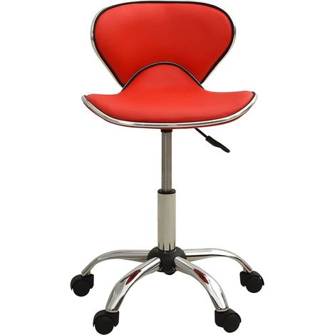 Maison Exclusive - Bürostuhl Rot Kunstleder (1/5)