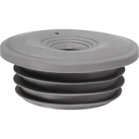 Joint d'Étanchéité pour Tuyau de Vidange, Bouchon d'Étanchéité en Silicone pour Machine à Laver, Bouchon de Vidange Anti-Odeur pour Tuyau d'Égout de 70-75 mm en PVC, Gris (1/5)