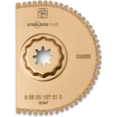 FEIN Lama da taglio segmentata HM, Ø90 mm, Larghezza taglio ca. 1,2mm, Attacco SLP, dentatura aperta per tagli su fibra di carbonio e vetroresina, Extra-Sottile, ideale per angoli e bordi (1/4)