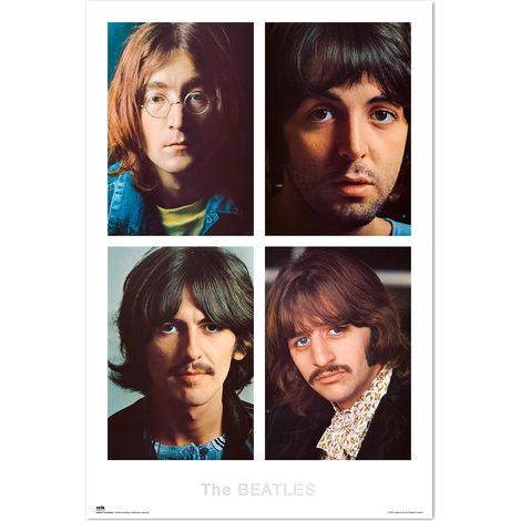 Grupo Erik Poster The Beatles White Album - Poster Anime 61x91,5 cm - Lamina decorativa a todo color  Laminas decorativas pared ideal decoracion pared - Posters para pared, Decoracion habitacion