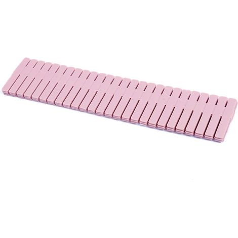Organizzatore per cassetti fai da te, divisori per cassetti regolabili, 8 pezzi, divisori per cassetti rosa per forniture per ufficio, camera da letto, cucina, utensili per il trucco
