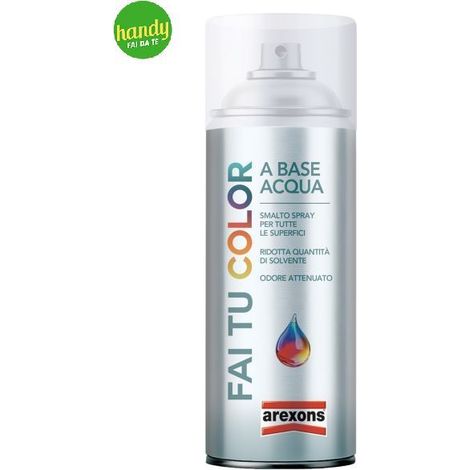 Smalto acrilico spray Arexons Fai Tu Color nero lucido 400 ml