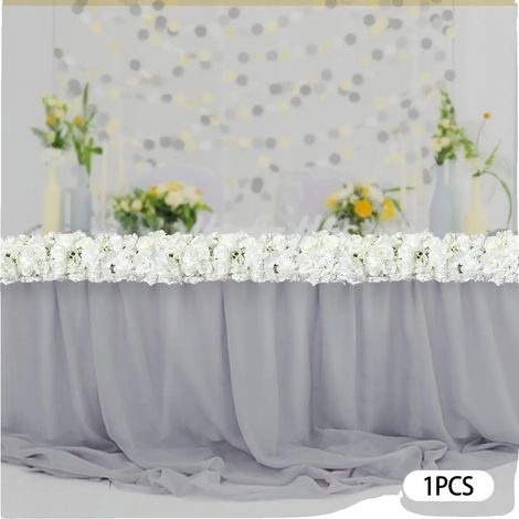 Fiori artificiali, materiale resistente, applicazione versatile, BIANCO (1/2)