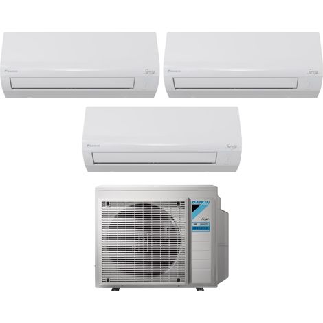 Climatizzatore Condizionatore Daikin Trial Split Inverter serie SIESTA 9+9+12 con 3AMXF52A R-32 Wi-Fi Integrato 9000+9000+12000
