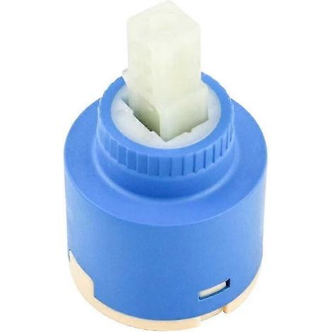 Cartouche céramique de rechange pour mitigeur, cartouche céramique 35 mm pour cuisine ou salle de bain, bleue (1/5)