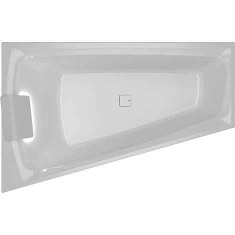 RIHO Stiell Smart Eck-Badewanne, Einbau, 170x110x50cm, 240 Liter, (1/3)