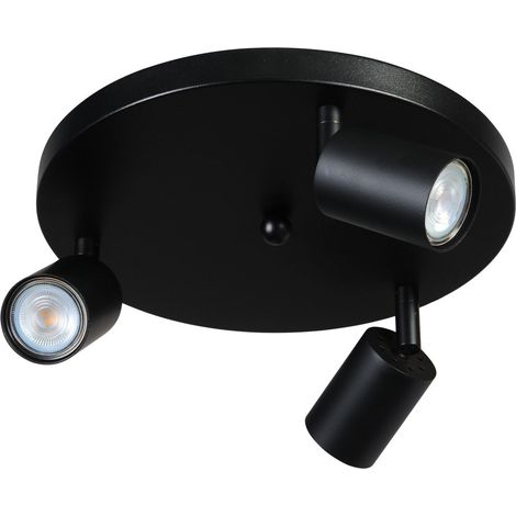 Plafonnier noir Bounce avec des spots - 5492-05-05-35-3 (1/3)