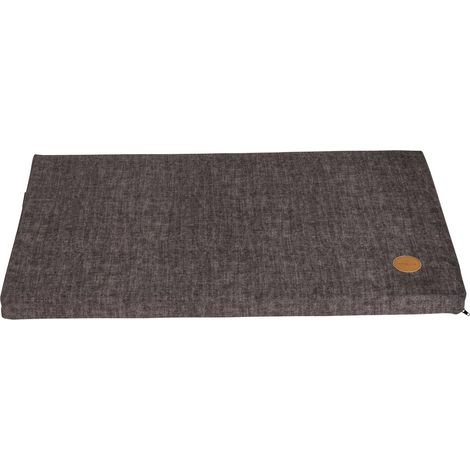 Panier pour Chien, Matelas Cage, Modèle Manchester, Couleur Brun, Taille XL, 104 x 68 x 5 cm (1/2)