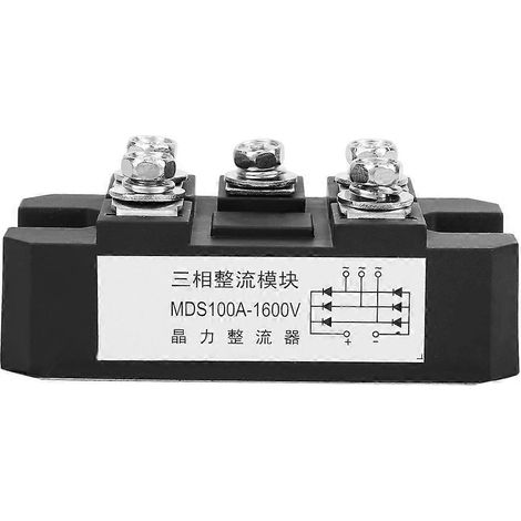 MDS-100A 1600V 5 Anschlüsse 3-Phasen-Vollwellen-Diodenmodul-Brückengleichrichter
