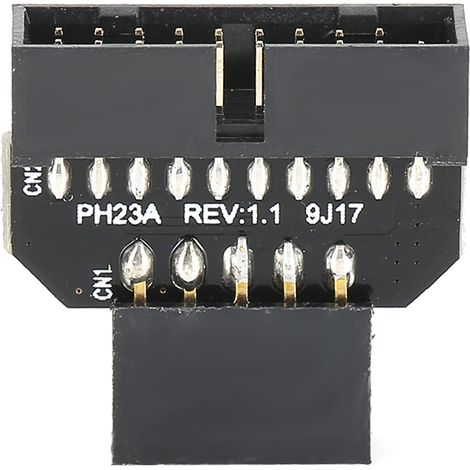 Carte mère USB 2.0 9 broches vers USB 3.0 19 broches Adaptateur de connexion PH23A (1/5)