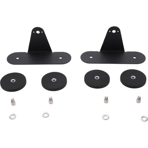 Support de barre lumineuse magnétique, 2 pièces, Base de 66mm, support de montage LED, support à ventouse pour capot et toit (1/5)