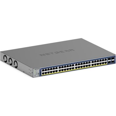 48P GE POE+SMART SWTH W/10G SFP+GS752