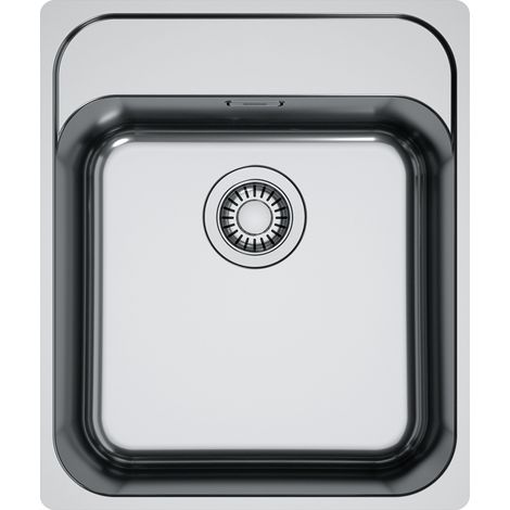 Franke Smart SRX 210-40 TL. Tipo di lavello: Lavello montato su piano, Forma del lavandino: Rettangolare, Materiale del lavandino: Acciaio. Larghezza: 430 mm, Profondità: 510 mm, Alt... - 127.0704.666