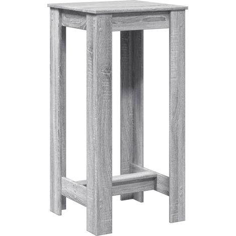 Maison Exclusive - Tavolo da Bar Grigio Sonoma 51x50x103,5 cm in Legno Multistrato