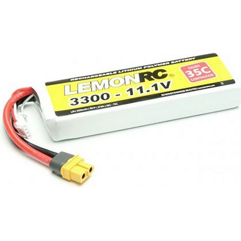LemonRC Modellbau-Akkupack (LiPo) 11.1 V 3300 mAh Zellen-Zahl: 3 35 C Softcase XT60