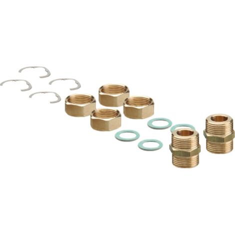 KIT COLLEGAMENTO PER TWIN SOLAR SYSTEM SLIM DN16 X 3/4 TIEMME RACCORDERIE SPA