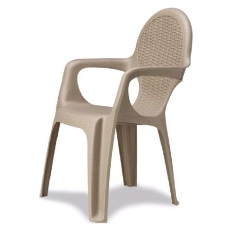STOCK 28 PZ. POLTRONE INTRECCIATE - SCAB Colore: Tortora