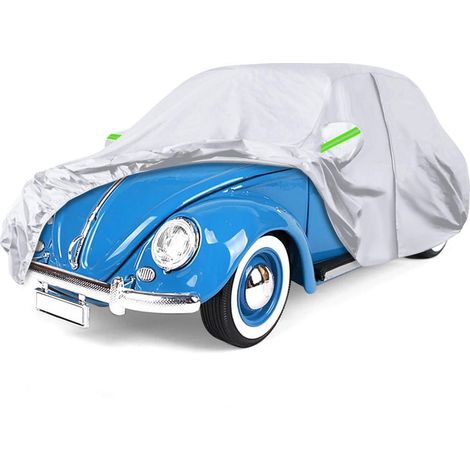 Bâche auto intégrale pour VW Beetle 1960-1980, toutes saisons, réfléchissante, zippée, coupe-vent (1/5)