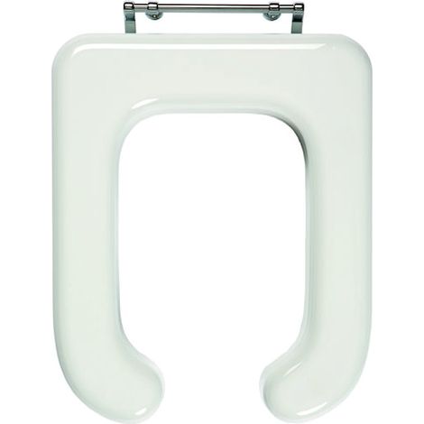 ERCOS Conca vr49 sedile coestruso per diversamente abili con cerniere bianco codice prod: BSCOMSVR49 (1/3)