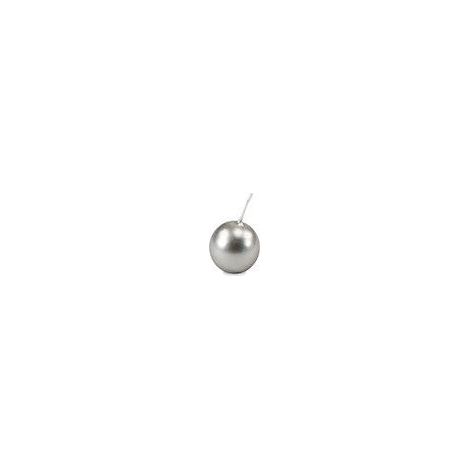 Cereria Di Giorgio Candele sfera Ø 3 cm (20 pz) - Argento