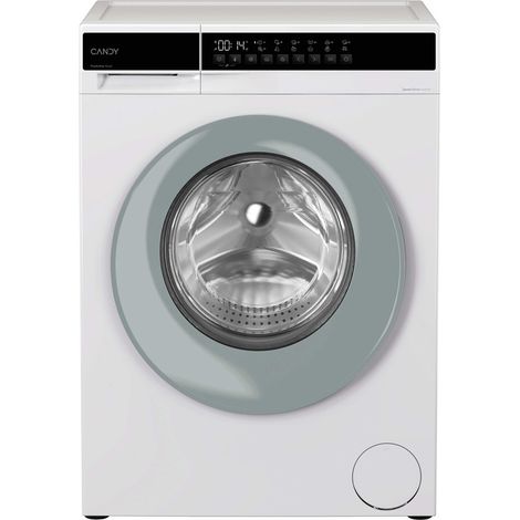 Candy Easy, Lavatrice Slim 7 KG, 15% più efficente della classe A, 1200 giri, Bianco, Inverter, Fresh Vapor, EY 27SE7-S