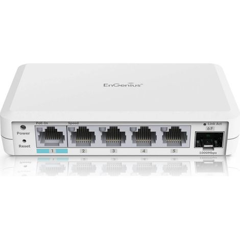 EnGenius EXT1106 switch L2 Gigabit Ethernet (10/100/1000) Energía sobre Ethernet (PoE) Blanco (1/4)