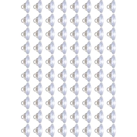 80 Pièces Boutons Capitonnés de Canapé, Boutons Ronds en Cristal Strass avec Boucle Métal, Lot Décoratif, pour Tête de Lit et Sofa, DIY Crafts, Finition Élégante (1/5)