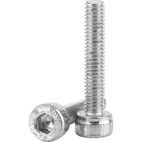 Kit de 300 vis à tête cylindrique creuse en acier inoxydable avec écrous hexagonaux et rondelles (M3) (1/5)