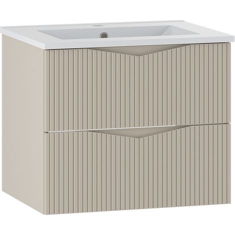 Mobile bagno con lavabo Tao cachemire 60cm
