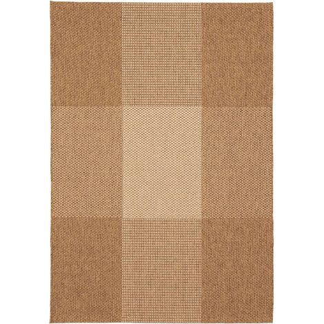 Tapis de Terrasse et Salon en Polypropylène Résistant Coloris Naturel 200 x 290 cm - PANGIVO