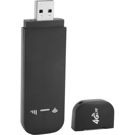 Routeur WiFi Portable 4G LTE 150Mbps avec Slot Carte SIM pour Voyage Extérieur, Noir (1/5)